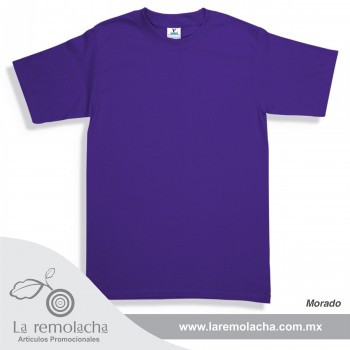 Playera Cuello Redondo Morado