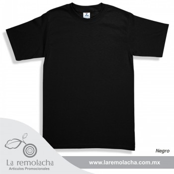 Playera Cuello Redondo Negro