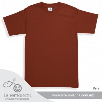 Playera Cuello Redondo Ocre